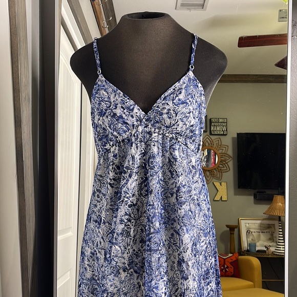 MM COUTURE Blue flowing dress Size: Small - Picture 2 of 9